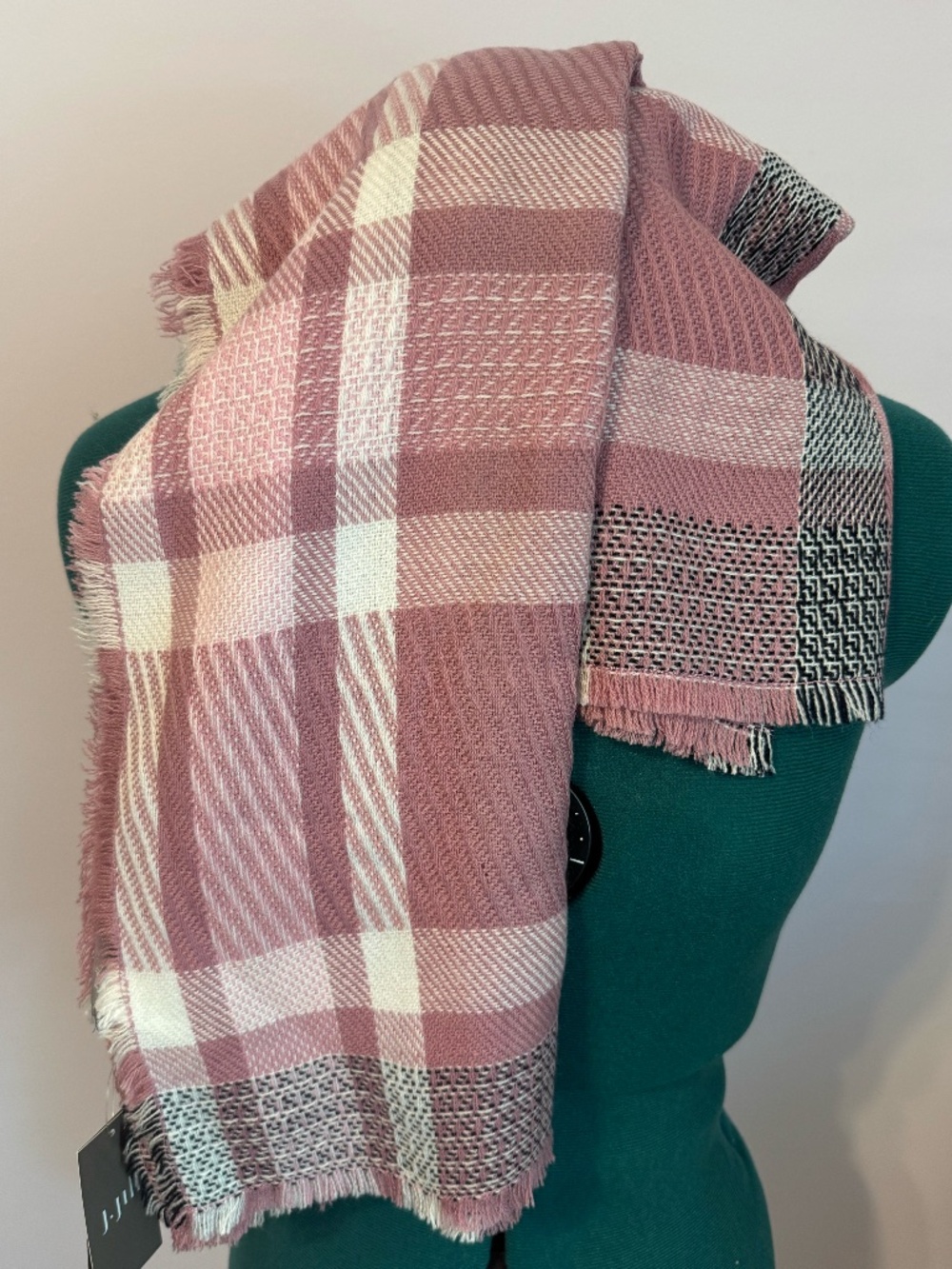 J Jill Mauve Scarf NWT